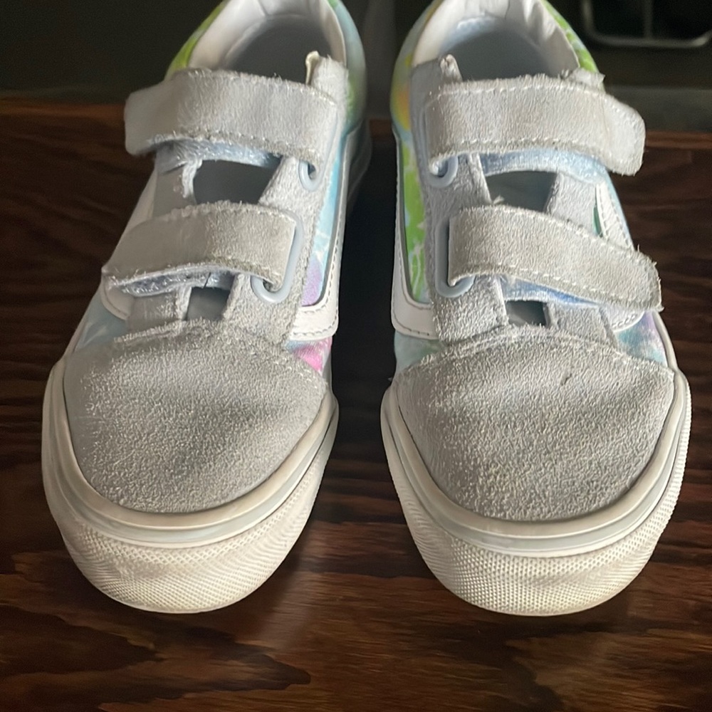 Vans neon smiley face
